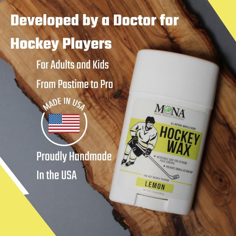 Mona Brands Elite Hockey Stick Wax for Ace Hockey Players | Premium Blade Protection | Improved Puck Control | Prevents Ice Buildup and Soggy Blade Tape - Image 4